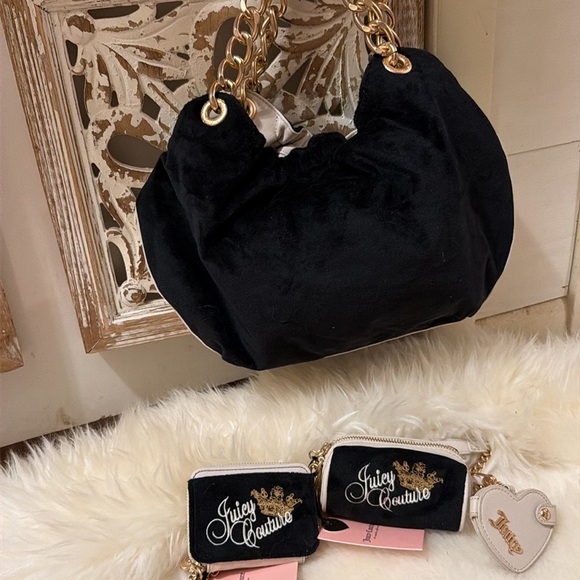 💗Juicy Couture Black and Gold Bag Set🩷 - Picture 15 of 16